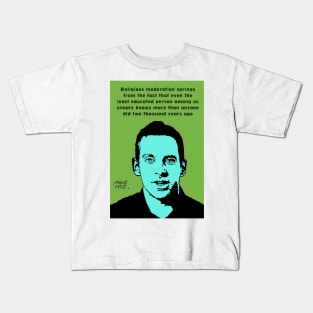 Sam Harris athiest quote Kids T-Shirt